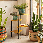 Плетеная корзина в полоску Okiro Wicker Basket варинант исполнения - 4 | Loft Concept в Челябинске