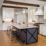 Подвесной светильник с прозрачным коническим стеклянным плафоном в современном стиле Feiss варинант исполнения - 3 | Loft Concept в Челябинске