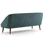 Трехместный диван с обивкой из велюра Belanger Sofa варинант исполнения - 3 | Loft Concept в Челябинске