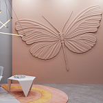 Барельеф BUTTERFLY варинант исполнения - 2 | Loft Concept в Челябинске