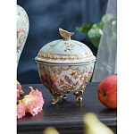 Шкатулка голубого цвета с цветочными орнаментами Blue Garden варинант исполнения - 3 | Loft Concept в Челябинске