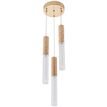 Подвесной светильник Dew Drops Tube Gold Trio Hanging Lamp варинант исполнения - 3 | Loft Concept в Челябинске