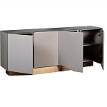 Комод со стеклянной столешницей и с выдвижными ящиками Minimalist Accent варинант исполнения - 2 | Loft Concept в Челябинске