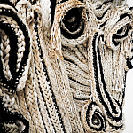 Арт-Объект из нитей Черно-Белый портрет Joana Schneider  варинант исполнения - 1 | Loft Concept в Челябинске