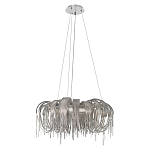 Люстра круглая подвесная с металлическими дугами и длинными цепочками 80 см Atlantis Chain варинант исполнения - 2 | Loft Concept в Челябинске