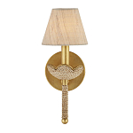 Бра из кованого железа с отделкой плетеной веревкой и сусальным золотом Parisian Style варинант исполнения - 4 | Loft Concept в Челябинске