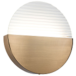 Бра в форме диска Leone Round Wall Lamp Brass варинант исполнения - 1 | Loft Concept в Челябинске