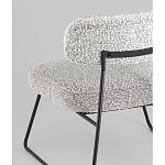 Кресло лаунж Kate букле серый варинант исполнения - 3 | Loft Concept в Челябинске