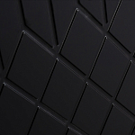 Комод черный округлой формы с рельефным фасадом Black Cut варинант исполнения - 5 | Loft Concept в Челябинске