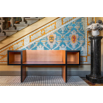 Дизайнерская скамейка  Canton  Beech and Black Bench варинант исполнения - 5 | Loft Concept в Челябинске