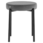 Табурет с мягким круглым сиденьем RIO Grey варинант исполнения - 2 | Loft Concept в Челябинске
