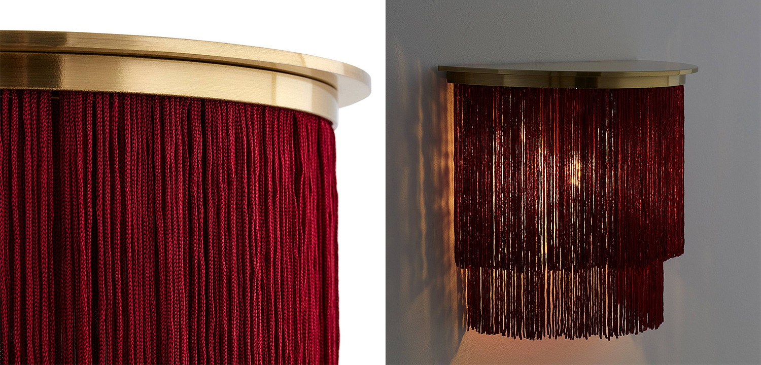 Бра Houtique Sconce Burgundy Бра Houtique Sconce Burgundy - Loft-Concept в Челябинске