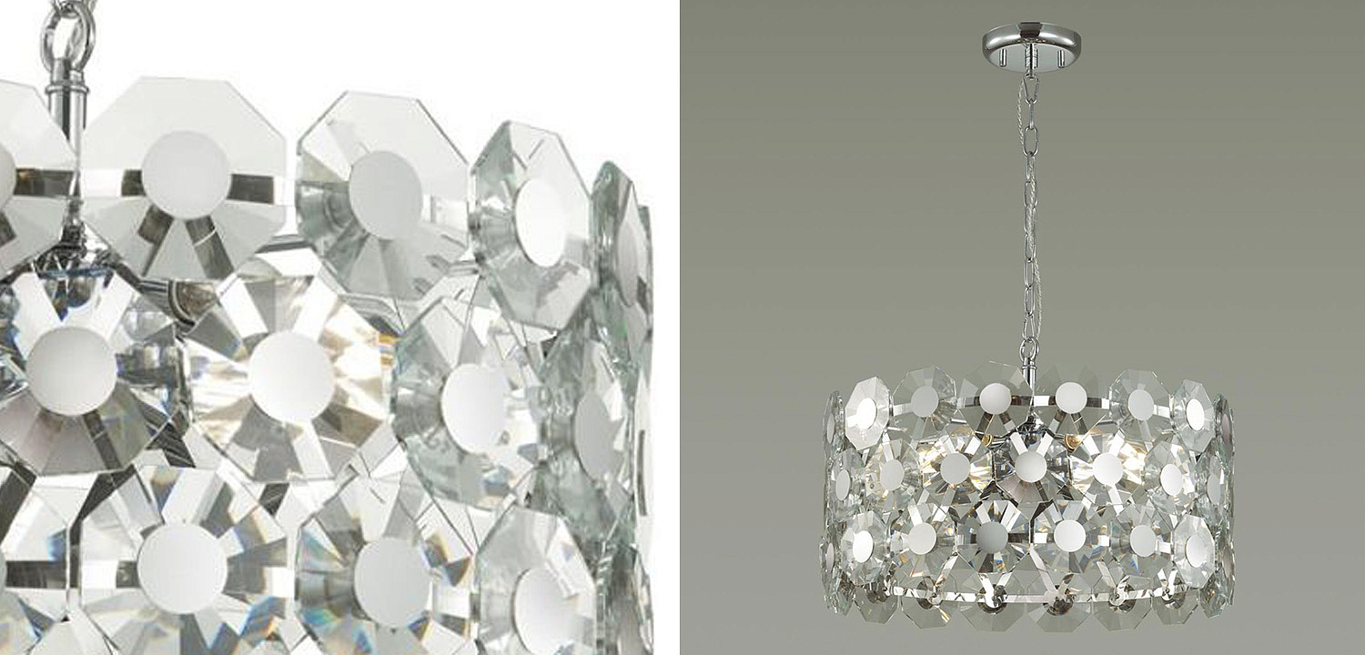 Люстра Crystal Octagons Chrome Люстра Crystal Octagons Chrome - Loft-Concept в Челябинске
