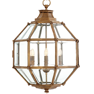 Люстра Lantern Owen Brass M