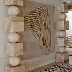 Декор настенный в Эко стиле рафия Malibu wall panel варинант исполнения - 1 | Loft Concept в Челябинске