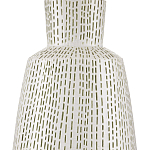 Настольная лампа с корпусом в форме вазы и белым абажуром Lots of Strokes варинант исполнения - 1 | Loft Concept в Челябинске