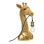 Настольная лампа в детскую Жираф в золотом костюме варинант исполнения - 1 | Loft Concept в Челябинске