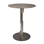 Стол барный круглый высокий с полосатым узором Zebroids варинант исполнения - 1 | Loft Concept в Челябинске