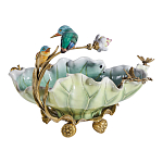 Чаша в виде листка лотоса с птицами Eden Garden варинант исполнения - 4 | Loft Concept в Челябинске