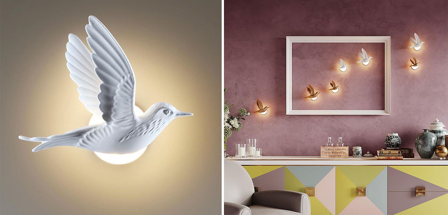Бра White Bird Wall Lamp Бра White Bird Wall Lamp - Loft-Concept в Челябинске