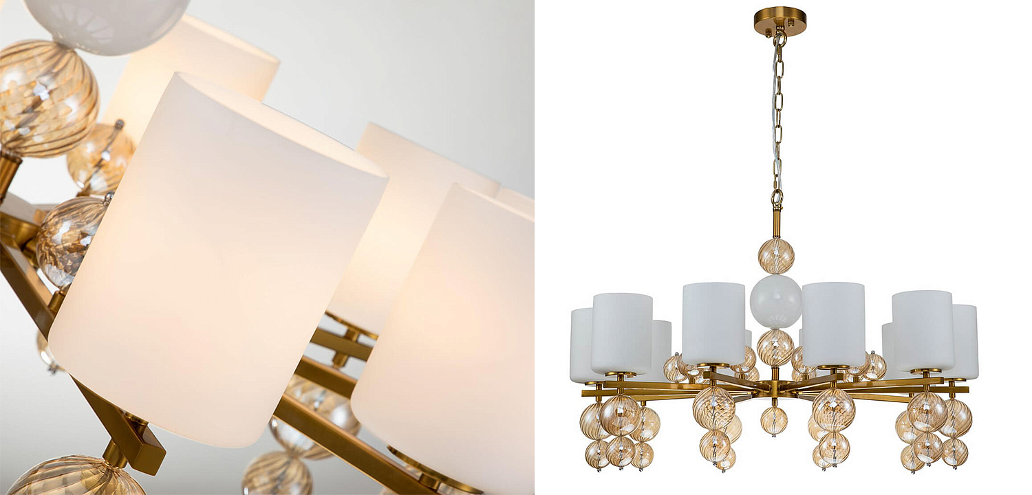 Люстра Blown Glass Balloons Chandelier 10 Люстра Blown Glass Balloons Chandelier 10 - Loft-Concept в Челябинске