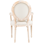 Стул с подлокотниками из массива бука бежевый Solid Luxury варинант исполнения - 2 | Loft Concept в Челябинске