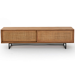 ТВ-тумба из массива тика Busto TV Stand варинант исполнения - 1 | Loft Concept в Челябинске