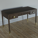 Письменный стол Elsa Dreams Walnut Шпон дерево с двумя ящиками варинант исполнения - 2 | Loft Concept в Челябинске