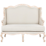 Диван двухместный из массива бука бежевый Solid Luxury варинант исполнения - 1 | Loft Concept в Челябинске