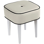 Квадратный мягкий пуф на белых ножках Winton Pouf Square варинант исполнения - 21 | Loft Concept в Челябинске