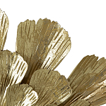 Зеркало круглое настенное в металлической раме Sunny Golden Petals варинант исполнения - 5 | Loft Concept в Челябинске