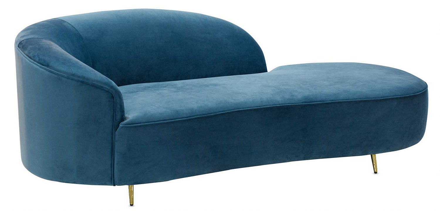 Диван Salvaire Lounge Sofa blue Диван Salvaire Lounge Sofa blue - Loft-Concept в Челябинске