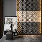 Гипсовая 3D панель с принтографией PM-101 варинант исполнения - 2 | Loft Concept в Челябинске