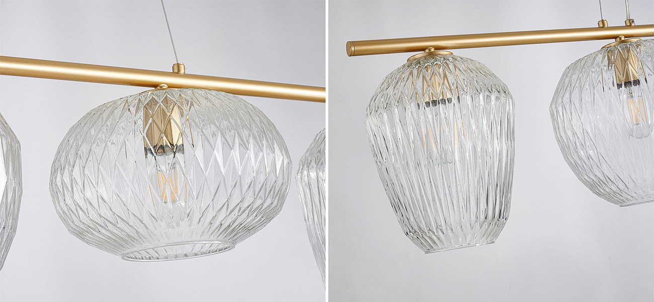 Люстра Foscarini c Прозрачными Плафонами Люстра Foscarini c Прозрачными Плафонами - Loft-Concept в Челябинске
