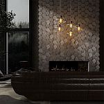 Гипсовая 3D панель с принтографией PM-47 варинант исполнения - 1 | Loft Concept в Челябинске