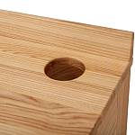 Рабочий стол из массива ясеня Marleen Wooden Desk варинант исполнения - 2 | Loft Concept в Челябинске