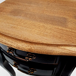 Консоль маленькая из массива березы с 2-мя ящиками в стиле прованс Vintage варинант исполнения - 3 | Loft Concept в Челябинске