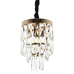 Подвесной светильник с прямоугольными хрустальными подвесками Lunet Crystal Rectangulars Pendant Light 2 варинант исполнения - 1 | Loft Concept в Челябинске