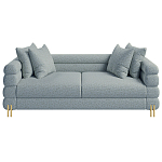 Дизайнерский Диван Lancaster Серо-голубое букле варинант исполнения - 3 | Loft Concept в Челябинске