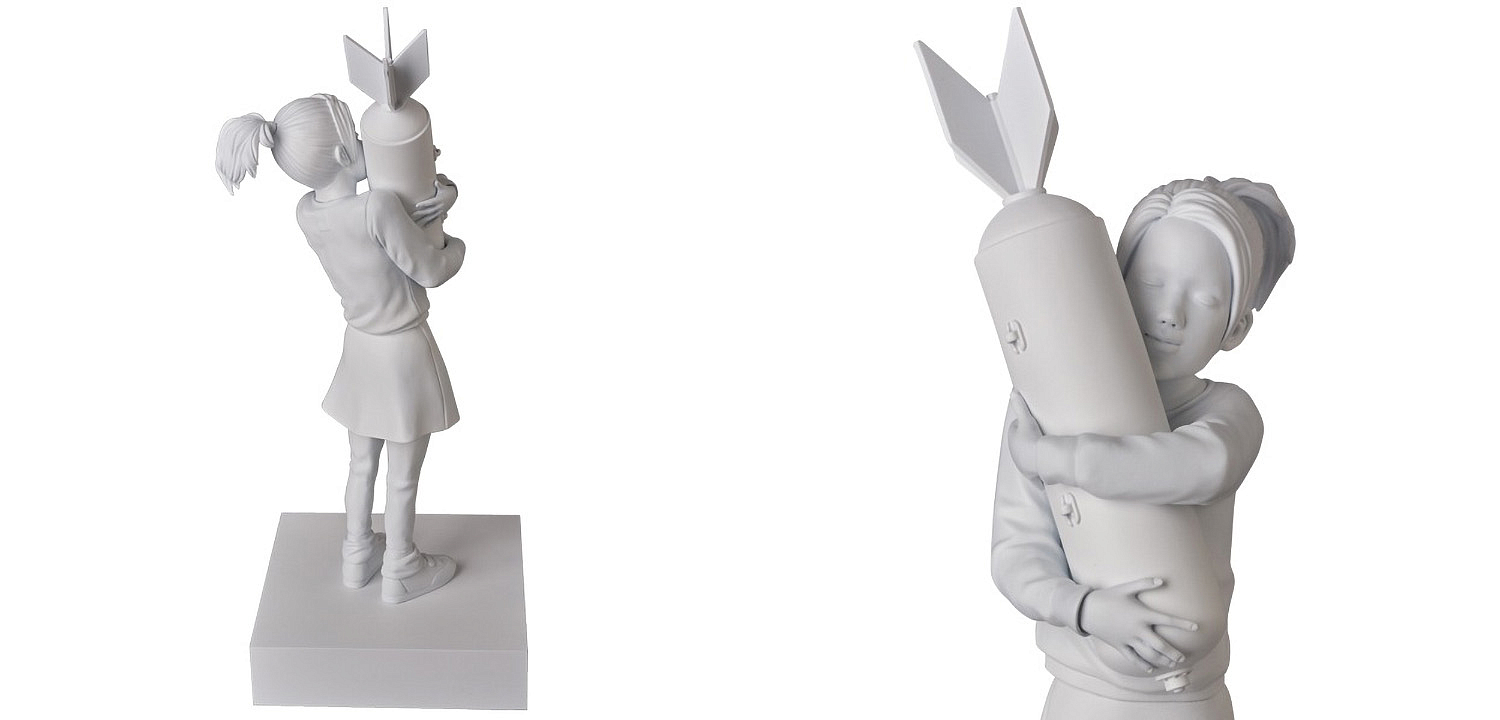 Статуэтка Banksy Bomb Hugger Sculpture White Статуэтка Banksy Bomb Hugger Sculpture White - Loft-Concept в Челябинске