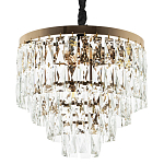 Люстра с прямоугольными хрустальными подвесками Lunet Crystal Rectangulars Chandelier 6 варинант исполнения - 1 | Loft Concept в Челябинске