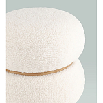 Пуф Полли S тедди белый варинант исполнения - 3 | Loft Concept в Челябинске