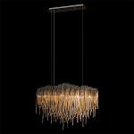 Люстра подвесная с металлическими цепочками и изогнутыми металлическими дугами 72 см Atlantis Chain варинант исполнения - 3 | Loft Concept в Челябинске