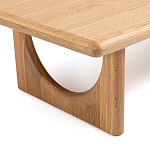 Стол журнальный из массива и шпона дуба Oak Essence Carden варинант исполнения - 4 | Loft Concept в Челябинске