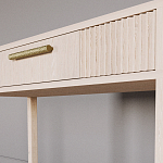 Элегантная Консоль Primo с выдвижным ящиком Светлый дуб варинант исполнения - 3 | Loft Concept в Челябинске