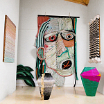 Арт-Объект плетеный из нитей большой портрет Joana Schneider  варинант исполнения - 1 | Loft Concept в Челябинске