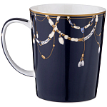 Кружка из фарфора синяя с изображением лошади 400 мл Porcelain Horse Set варинант исполнения - 1 | Loft Concept в Челябинске