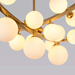 Люстра подвесная фигурная с белыми лампами в форме шара Felicitat варинант исполнения - 3 | Loft Concept в Челябинске