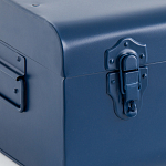 Металлический сундук Metal Dark Blue варинант исполнения - 4 | Loft Concept в Челябинске