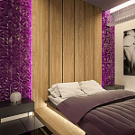 Гипсовая 3D панель с принтографией PM-45 варинант исполнения - 2 | Loft Concept в Челябинске